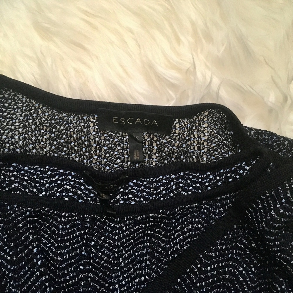 Escada knit set cardigan and top - Picture 3 of 12